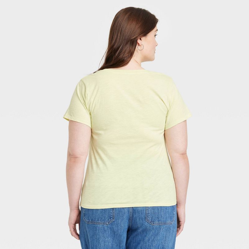 Women's Fitted Short Sleeve V-Neck T-Shirt - Universal Thread™ , 3 of 8