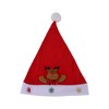 Unique Bargains Christmas Hat Polyester Non-Woven Fabric Red 11.81"x15.35" 1 Pc - 4 of 4