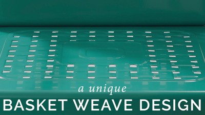 Teal Metal 3-Piece Outdoor Bistro Set with Round Table