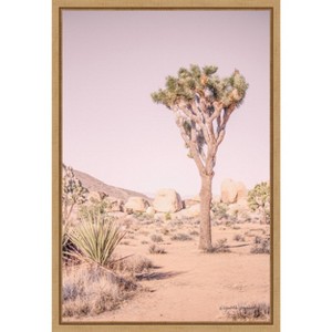 Amanti Art Joshua Tree III Blush by Elizabeth Urquhart Canvas Wall Art Print Framed 16 x 23-in. - 1 of 4