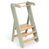 Comfy Cubs Kids Step Stool for Ages 3+, 3 Height Adjustable Toddler Tower for Kitchen Sink & Bathroom Access - 2 of 4