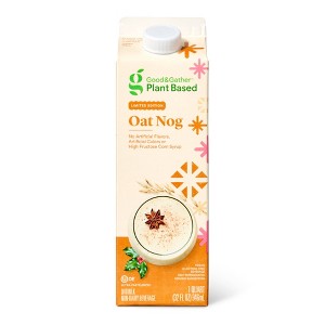 Plant Based Oatmilk Holiday Nog - 32 fl oz - Good & Gather™ - 1 of 4