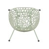 MOEPISY Set of 2 Outdoor Iron Dining Chair, Green - 4 of 4