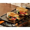 "Attop Double-Sided Cast Iron Grill - 9.5×16.75 Inch Pre-Seasoned Non-Stick Surface, Suitable for Multiple Scenarios " - 4 of 4