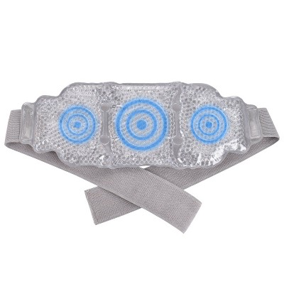 TRAKK Premium Hot Cold Gel Bead Ice Pack Cool | Compress for Lower Back, Shoulder, Knee, Bicep, Stomach | Flexible, Reusable Heating Pad | 15" x 5"