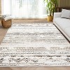 Washable Area Rug – Soft Boho Farmhouse Carpet, Non-Slip Indoor Floor Rug for Living Room, Bedroom, Dining, Office - 3 of 4