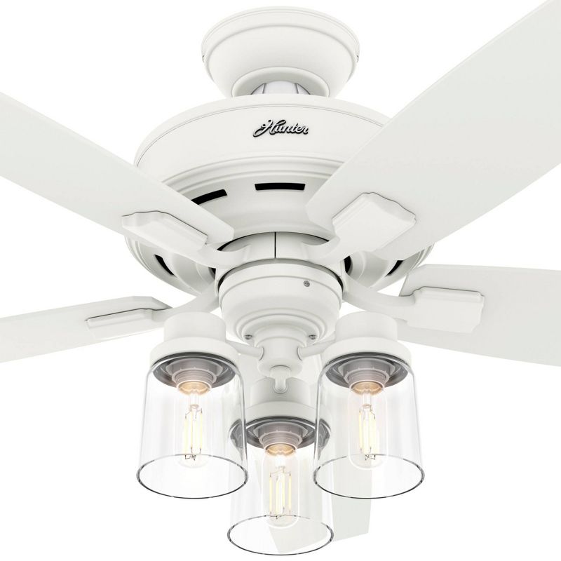 52" Bennett 3-Light Ceiling Fan with Remote (Includes LED Light Bulb) - Hunter Fan, 5 of 13