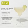 True Grande Gulp Giant Margarita Glass - Stemmed Cocktail Glass Fits Full Liquor Bottle - 750ml / 25 oz. Set of 1, Clear - 2 of 4