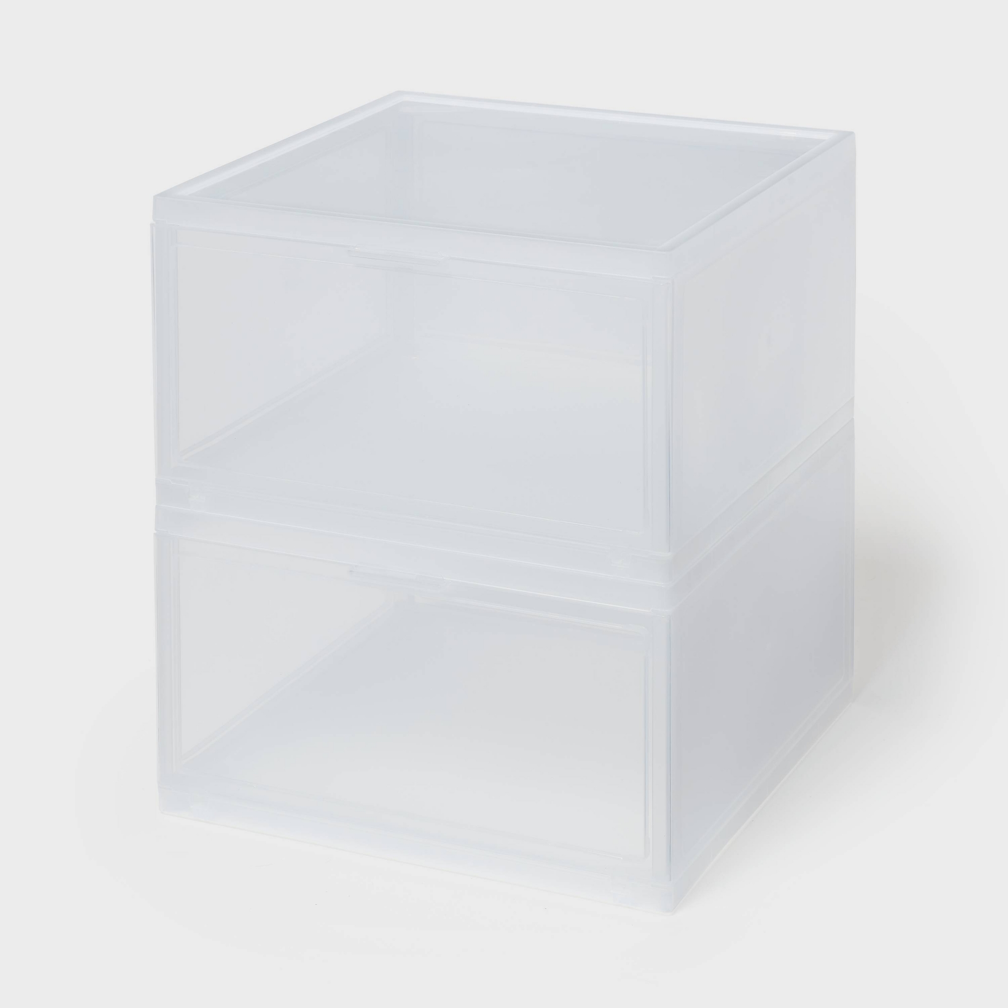 Stackable Large Bin Front Opening Clear - Brightroom™