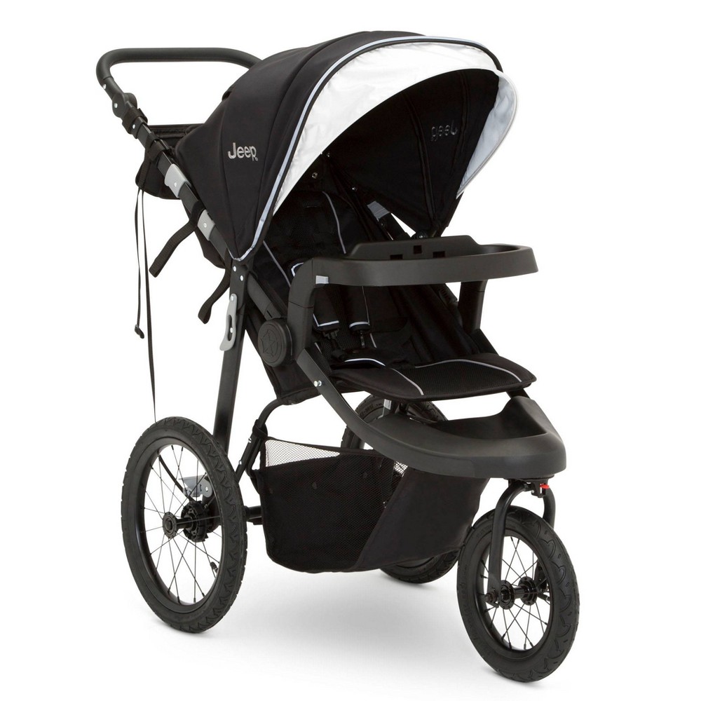 Photos - Pushchair Jeep Hydro Sport Plus Jogger by Delta Children - Includes Car Seat Adapter 