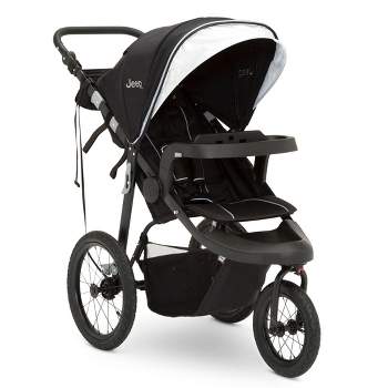 Jeep Hydro Sport Plus Jogger by Delta Children - Includes Car Seat Adapter - Black