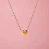 Girls' Tiny Heart Sterling Silver Gold Plated Necklace - In Season Jewelry - 4 of 4