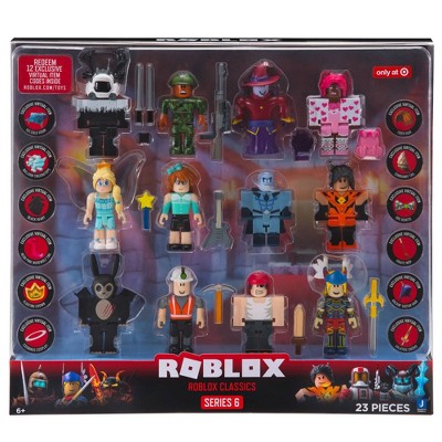 12 VIRTUAL CODES NEW BOX TARGET TOYS Details about   ROBLOX CLASSICS SERIES 5 FIGURES SET 22 