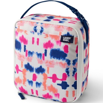 Lands' End Kids Insulated EZ Wipe Printed Lunch Box