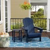 WestinTrends Malibu HDPE Outdoor Patio Folding Poly Adirondack Chair with Side Table (2-Piece Set) - 2 of 4