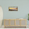 Stupell Industries Panoramic Coastal Beach Sunrise Floating Frame Canvas Art, Gold, 31" x 14" - 3 of 4