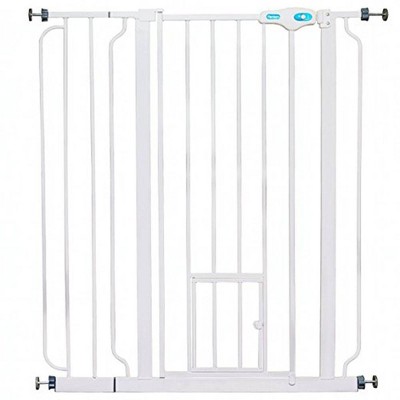 extra tall baby gate with door