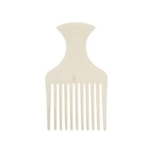 Unique Bargains Flat Handle Marble Hair Insert Comb 1 Pc - 1 of 4