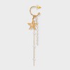 Starfish Tassel Hoop Earring - Wild Fable™ Gold - 3 of 3