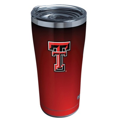 NCAA Texas Tech Red Raiders 20oz Ombre Stainless Steel Tumbler with Lid