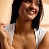 Pure Collection by Ross-Simons Turquoise Necklace With Diamond Accents in 14kt Yellow Gold - 3 of 4
