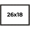 PosterPalooza | 26x18 Bamboo Picture Frame, UV Acrylic, 4 Finishes - Brown, Black, Gold, and Natural - 2 of 4