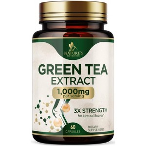 Green Tea - Natural Weight Loss & Fat Burn Supplement with 1000mg EGCG Extract - 60 Capsules;120 Capsules;240 Capsules - 1 of 4