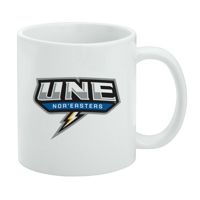 University of New England Secondary Logo Ceramic Coffee Mug Novelty Gift Mugs for Coffee Tea and Hot Drinks 11oz White