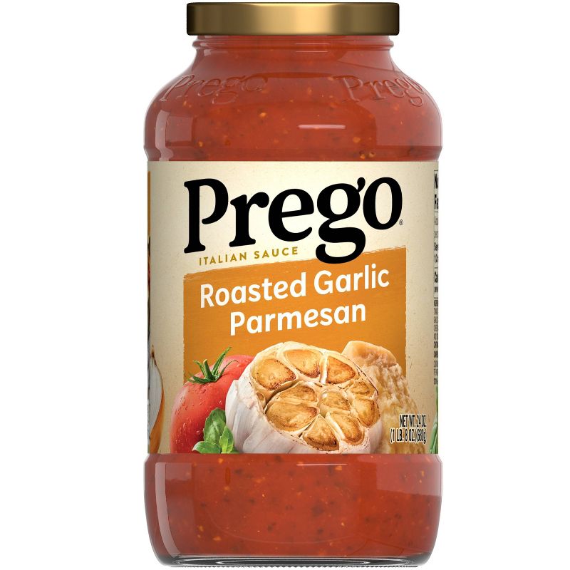 Prego Pasta Sauce Italian Tomato Sauce with Roasted Garlic &#38; Parmesan Cheese - 24oz, 1 of 12