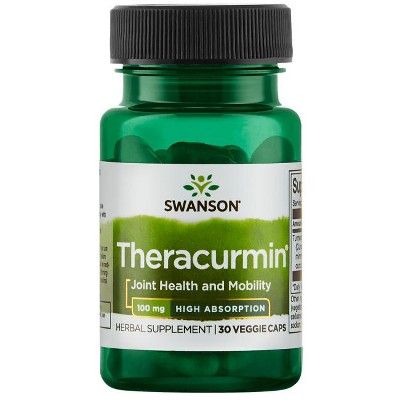 Swanson Herbal Supplements Theracurmin - High Absorption 100 mg Capsule 30ct.