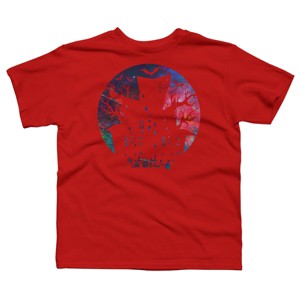 Boy's Design By Humans Halloween home By durungkapok T-Shirt - 1 of 3