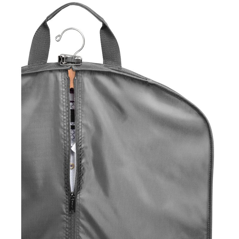 WallyBags 48" Deluxe Tri-Fold Travel Garment Bag with three pockets, 5 of 8