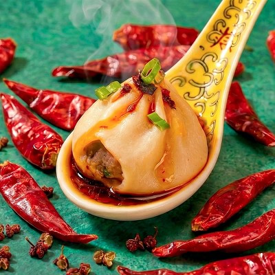 MiLa  Spicy Beef Hot Pot Soup Dumplings - 8.8oz