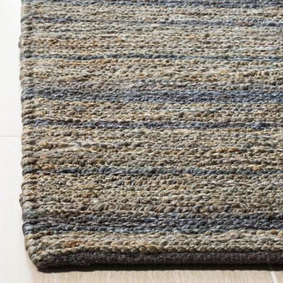 Eco-Friendly Handmade Organica Blue Jute 3' x 5' Area Rug