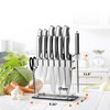 Cheer Collection Stainless Steel 14-Piece Knife Set with Acrylic Stand - 2 of 4