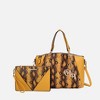 MKF Collection Addison Snake Embossed Women’s Tote Bag with matching Wristlet Pouch by Mia K - 2 of 3