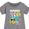 - Little Tikes - Summer Fun Graphic Short Sleeve Fleece Dress - 2 of 4