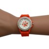 Olivia Pratt Every Day Silicone Paw and Rhinestones Colorful Women Watch - 4 of 4