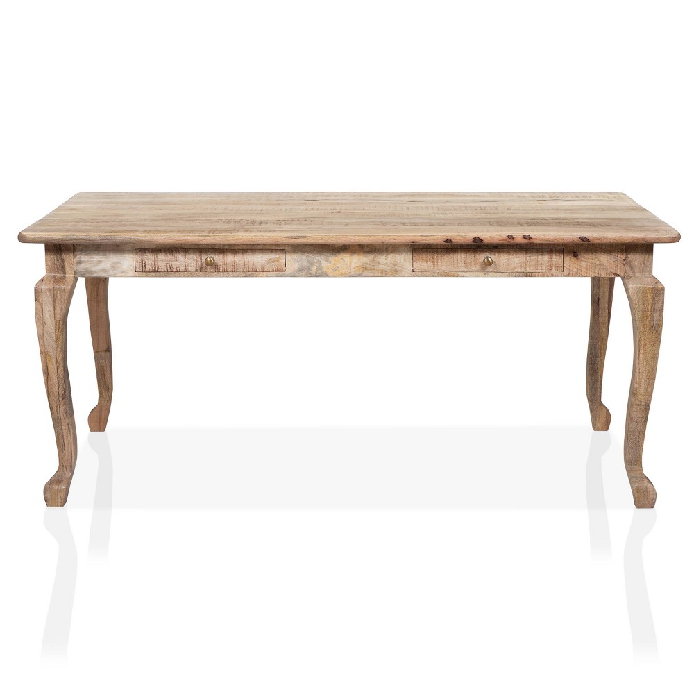 Serreno Solid Wood Dining Table Natural Homes: Inside + Out