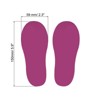 Unique Bargains Home Classroom Floors Stairs Decal PVC Footprint Sticker 4 Pairs - 2 of 4