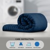 FIONECA Seer Sucker Texture Bed In a Bag Set All In One Bedding With Wrinkle Resistant Comforter - 4 of 4