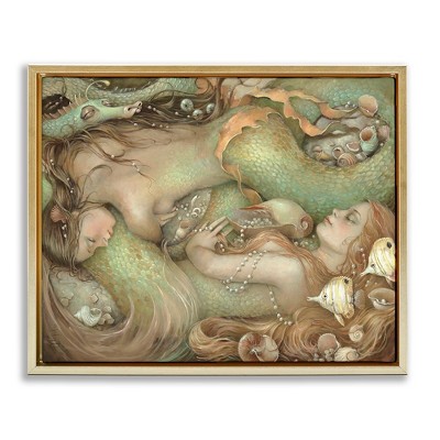 Stupell Industries Two Mermaids Underwater, 31" x 25"
