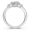 Pompeii3 1 1/3Ct Marquise & Pear Shape Diamond 3 Stone Engagement Ring 14k Gold Lab Created - 2 of 4