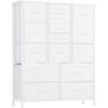 15-Drawer Fabric Storage Tower with 3 Sizes, Heavy-Duty Metal Frame, Anti-Tip Kit, Tool-Free Assembly, for Nursery, Bedroom, Closet - 4 of 4