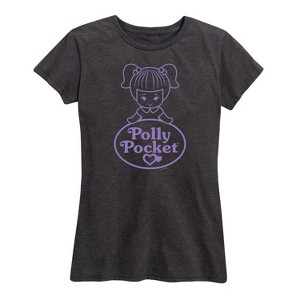 Women's - Polly Pocket - Logo And Doll Short Sleeve Graphic T-Shirt - 1 of 4
