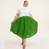 Women's Eyelet Volume Midi Skirt - kate spade new york x Target Green - 3 of 4