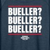 Women's - Ferris Bueller's Day Off - Bueller Bueller Bueller Lightweight French Terry Wide Neck Long Sleeve Shirt - 2 of 4