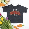 The Juniper Shop In My Football Era - Red Toddler Short Sleeve Tee - 3 of 4