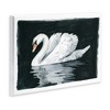 Stupell Industries Beautiful Swan Black Reflection Wall Plaque Art, 15" x 10" - 2 of 4