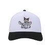 Kuromi Riding Baku Adult White & Black Snapback Hat - 2 of 4